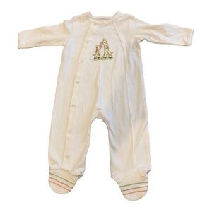 Little me giraffe one piece body suit size 6 M